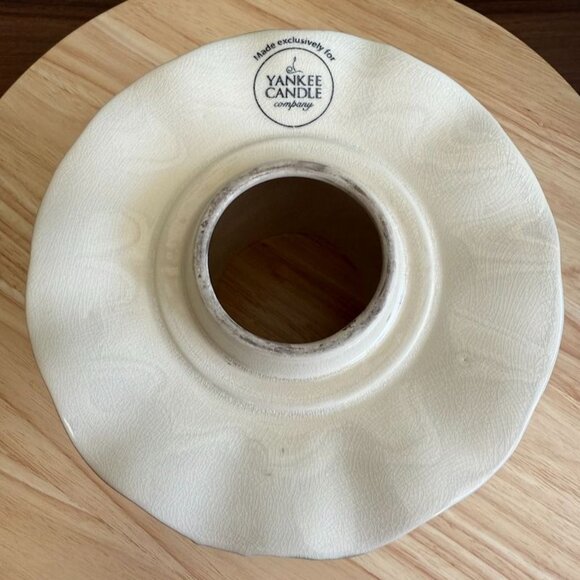 Vintage Yankee Candle Island Butterfly Large Ceramic Jar Shade Leaf & Butterfly - Picture 7 of 9